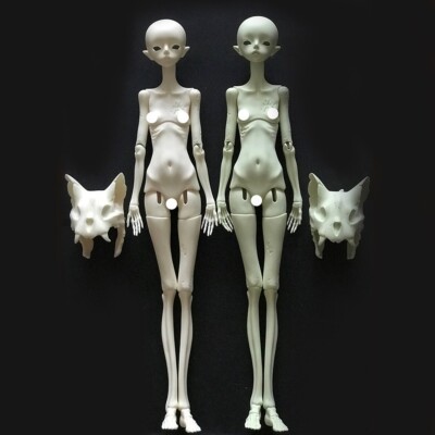 1/4 BJD Hermit IX Doll skeletons without any make up white skin