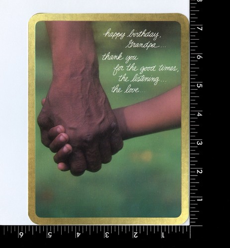 Vintage 70er Jahre RELIGIÖSE GEBURTSTAGSKARTE FÜR GROSSVATER von American Greetings +✉ - Bild 4 von 6