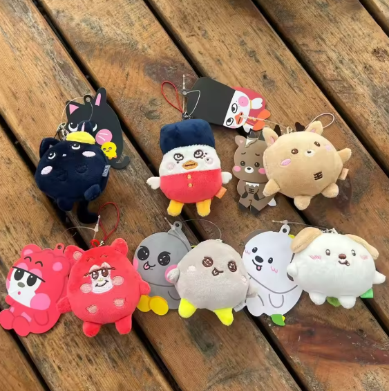 KPOP DECOR] RIIZE DOLL KEYCHAIN ANIMAL PLUSH FANMADE UNOFFICIAL