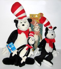 Dr Seuss CAT IN THE HAT Plush Lot