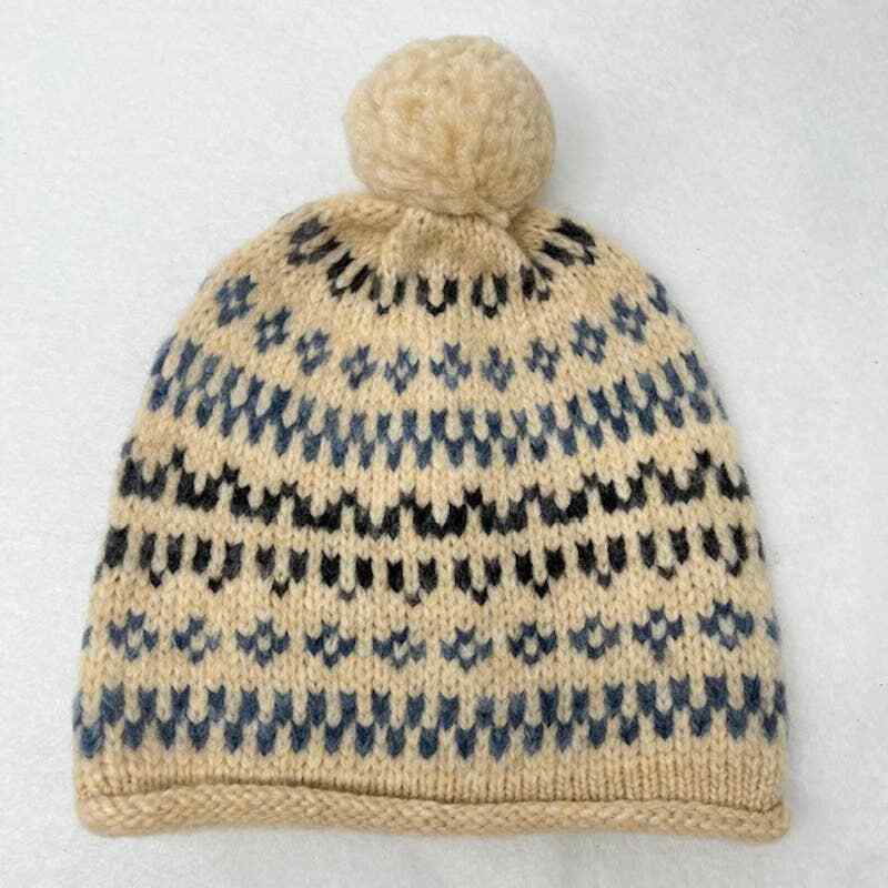 Madewell Pom-Pom Fair Isle Alpaca Wool Blend Beanie Winter  display picture 3