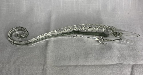 vintage murano mid century modern Crocidile Animal 9” Long - Picture 8 of 9