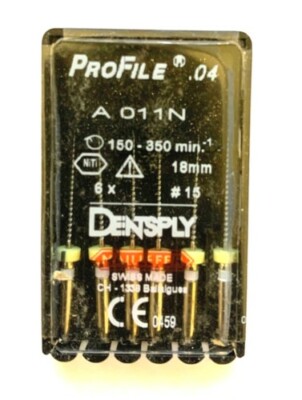 Dentsply Endoprofil 0,04 25mm #15 Original 6 Feilen