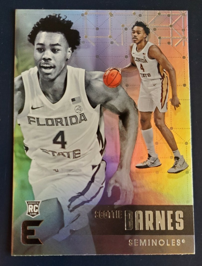 2021-22 Panini Chronicles Essentials Draft Scottie Barnes #107 RC