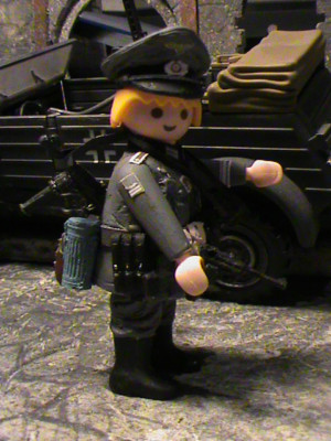 PLAYMOBIL CUSTOM LCVP.+TRIPULACION (NORMANDIA-1944) REF-0002