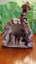 Nativity Scene Clay From Latin America