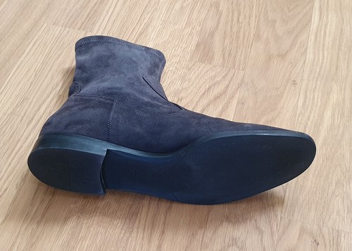 *Unützer* Luxus Stiefeletten Boots Stiefel Gr. 40 Stretch Wildleder grau - Bild 7 von 12