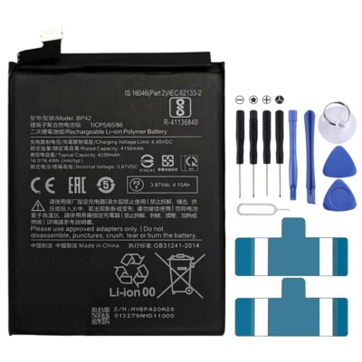 BP42 4250mAh Li-Polymer Battery Replacement For Xiaomi Mi 11 Lite /Mi 11 Lite 5G