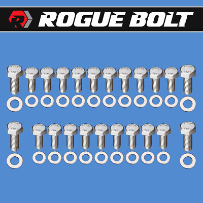 BBF OIL PAN BOLTS HEX STAINLESS STEEL KIT BIG BLOCK FORD 429 460 CAR / F-SERIES