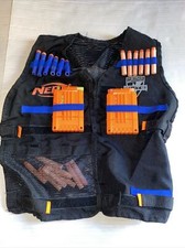Nerf Dart Blaster Ammo Tactical Adjustable Vest with 30 Darts and 2 Clips