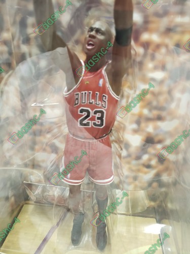 McFarlane Michael Jordan 1998 NBA Finals Winning Last Shot 8" Figure Used Box - Picture 4 of 6