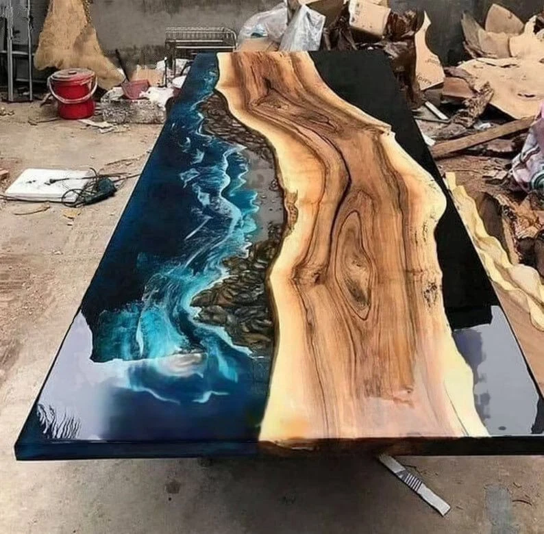 Resin table top for sale deals