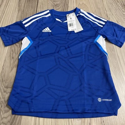 Adidas Condivo 22 Match Day Jersey Royal Blue Youth Small GS0180 $50 NWT - Image 1 of 4