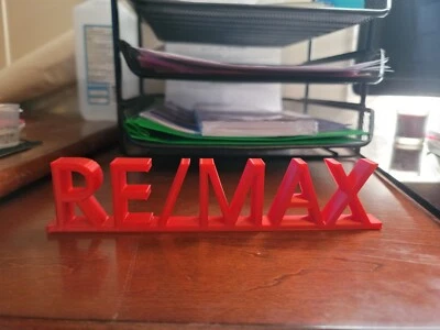 Remax Real Estate Desk Sign