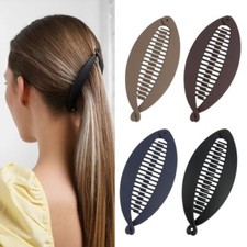 4PCS Banana Clips Hair, Matte Banana Hair Clips for Thick Hair Thin Style A