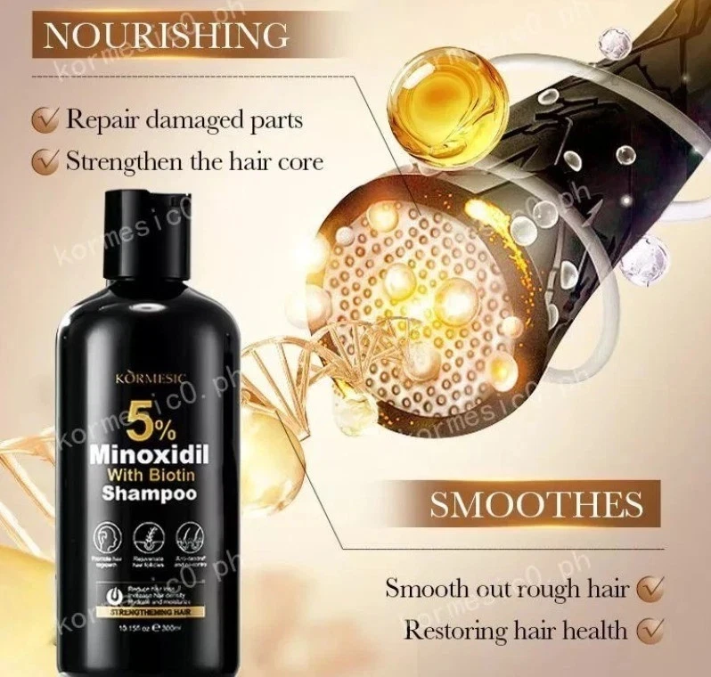 Champú y acondicionador para la caída del cabello KORMESIC Minoxidil 5 % eac Foto 3 de 4