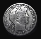 1899-O  VG  Barber Half Dollar