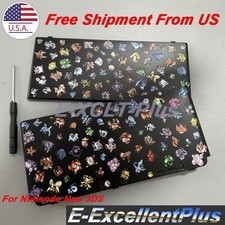 Housing Shell Faceplate Case Cover For Nintendo New 3DS Console Pokemon Sprites
