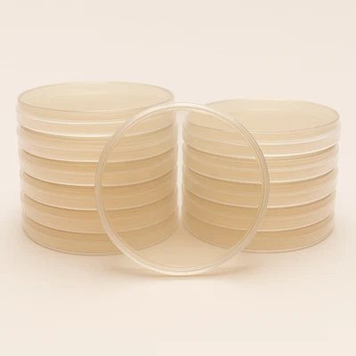 ANDEX 12x Pre-poured Nutrient Agar Petri Dishes in 90mm Plates