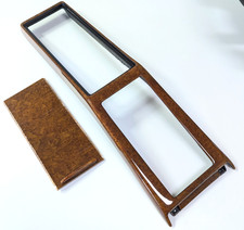 RAHMEN MITTELKONSOLE F&Uuml;R MERCEDES R129 KASTANIE CHESTNUT + ROLLO