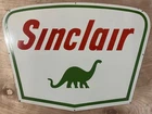 Vintage DSP Sinclair Dino Gas & Oil Porcelain Enamel Sign 48x32".