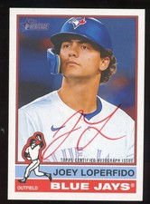 Joey Loperfido 2025 Topps Heritage Auto Rookie Red Ink # ROA-JL Serial #d /76