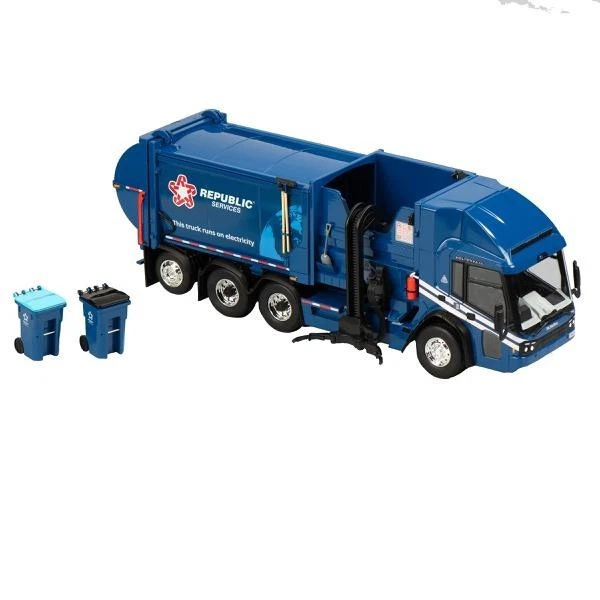 Republic Services 1:34 Scale Diecast Garbage Truck McNeilus Volterra ZSL - Image 2 of 4