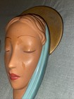 Vintage Woman Mask Terracotta Unmarked Looks Like Goldscheider — photo 3