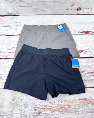 Two New Womens Active Columbia Omni-shield Hiking  Designer Shorts Sz large 