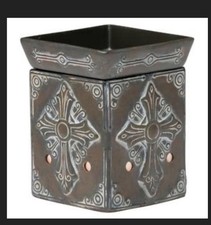 SCENTSY WAX WARMER FULL SIZE "CHARITY" CELTIC CROSS RETIRED  DSW-CHAR NEW