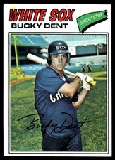 Bucky Dent 1977 Topps #29 Chicago White Sox MLB READ FREE SHIPPING AutographDen