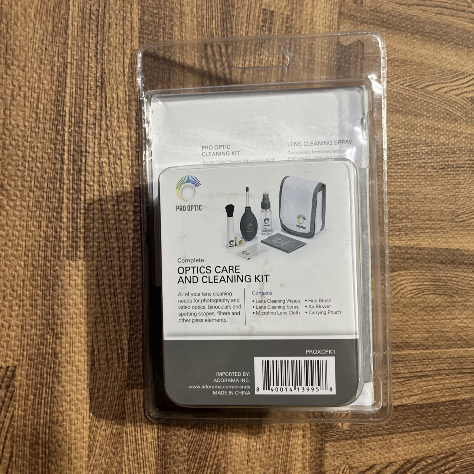 New Pro Optic Complete Optic Care & Cleaning Kit - Lens, Scope, Binocular Sealed