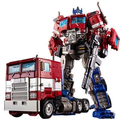 Optimus Prime Robot Car Toy 18cm Alloy Action Figure Transformer Gift Model