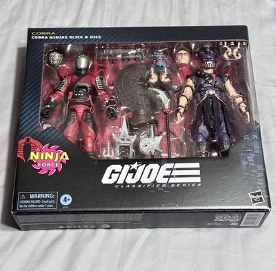 G.i Joe Classified #160 Cobra Ninja Force SLICE DICE 6'' Hasbro Figure NEW!!