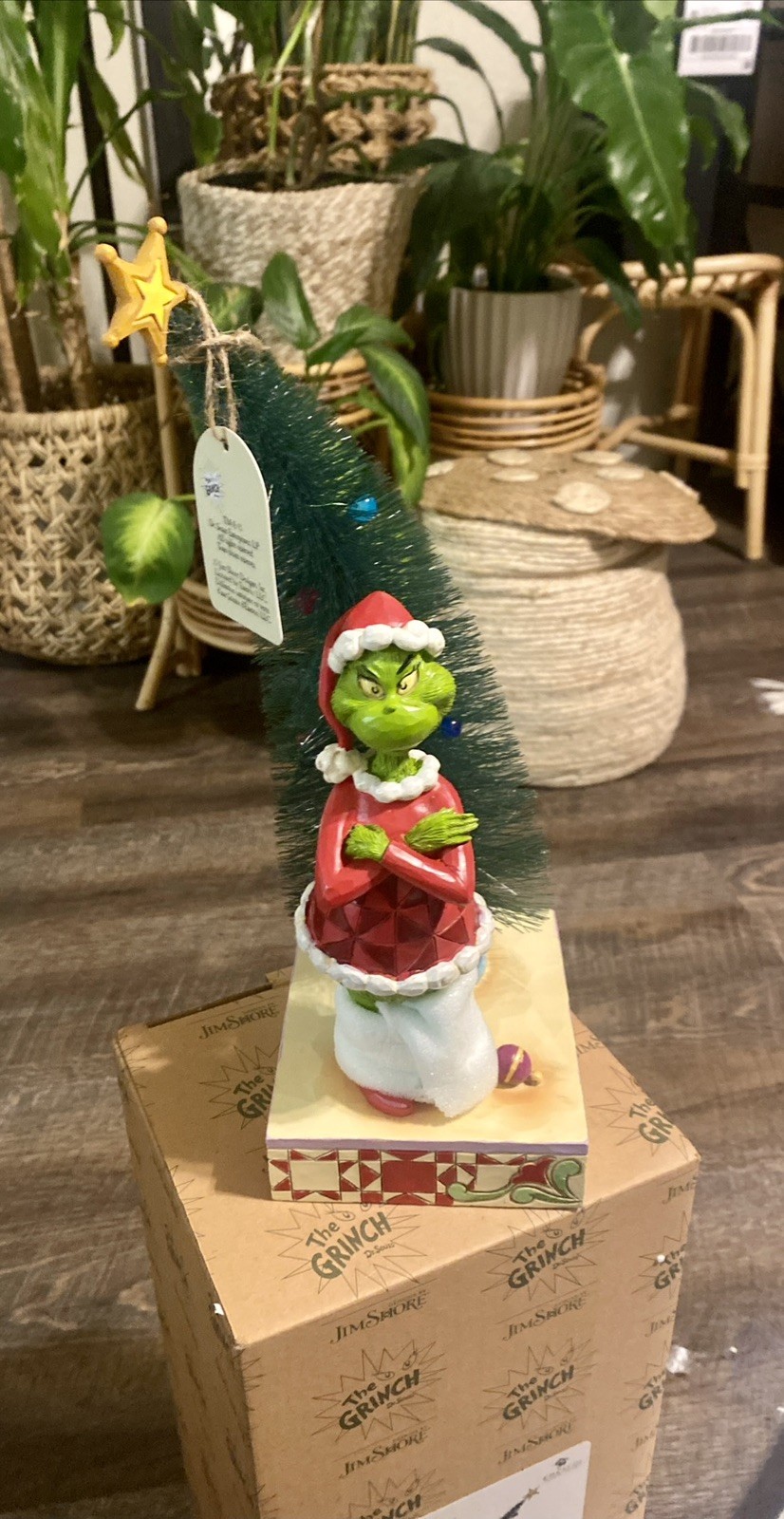 Jim Shore GRINCH WITH ARMS CROSSED FIGURINE 6017065 BRAND NEW