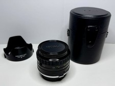 Vintage SIGMA Mini-Wide II 28mm f/2.8 w/ Pentax-K Mount SLR Lens w/ HOOD