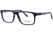 Polo Ralph Lauren PH2218 5528 Eyeglasses Men's Matte Navy Blue Full Rim 56mm