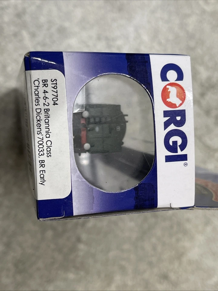 CORGI ST97704 'BR 4-6-2 BRITANNIA CLASS CHARLES DICKENS 70033 TRAIN' 1:120 MIB - Image 4 of 4