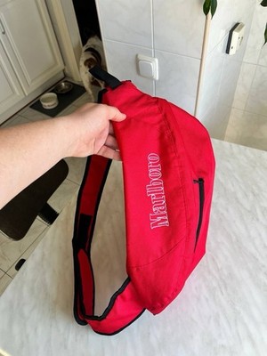 Marlboro Vintage Sling Bag Racing Red Vintage Y2K Crossbody Back