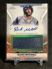 2025 Topps Chrome Pro Debut Blake Mitchell Jumbo Patch Auto Refrctr. /250 Royals