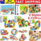 klick Rail Electric Train Set, 8-123PCS Electric Train Set Flexible Race Track