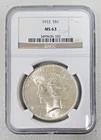 1922 Silver Peace Dollar - NGC MS 63