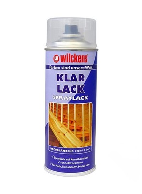 Lackspray Klarlack 400 ml Holz Metall uvm. Lack Lackierung Wilckens Spray