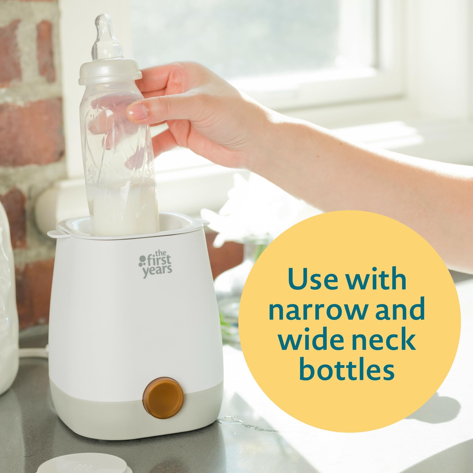 The First Years Baby Bottle Warmer and Sterilizer - Pacifier and Bottle Nipple S