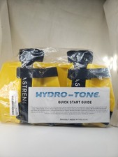 Hydro Bell Tone Aquatic Pool Fitness System 1 Exercise Yellow Water Dumbbells