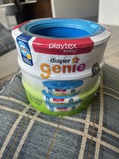  3 Playtex Genie Diaper Refill Bags. New/Unused