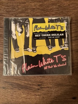 PLAIN WHITE T's All That We Needed '05 EMO Punk Rock SEALED CD Hype Fallout Boy