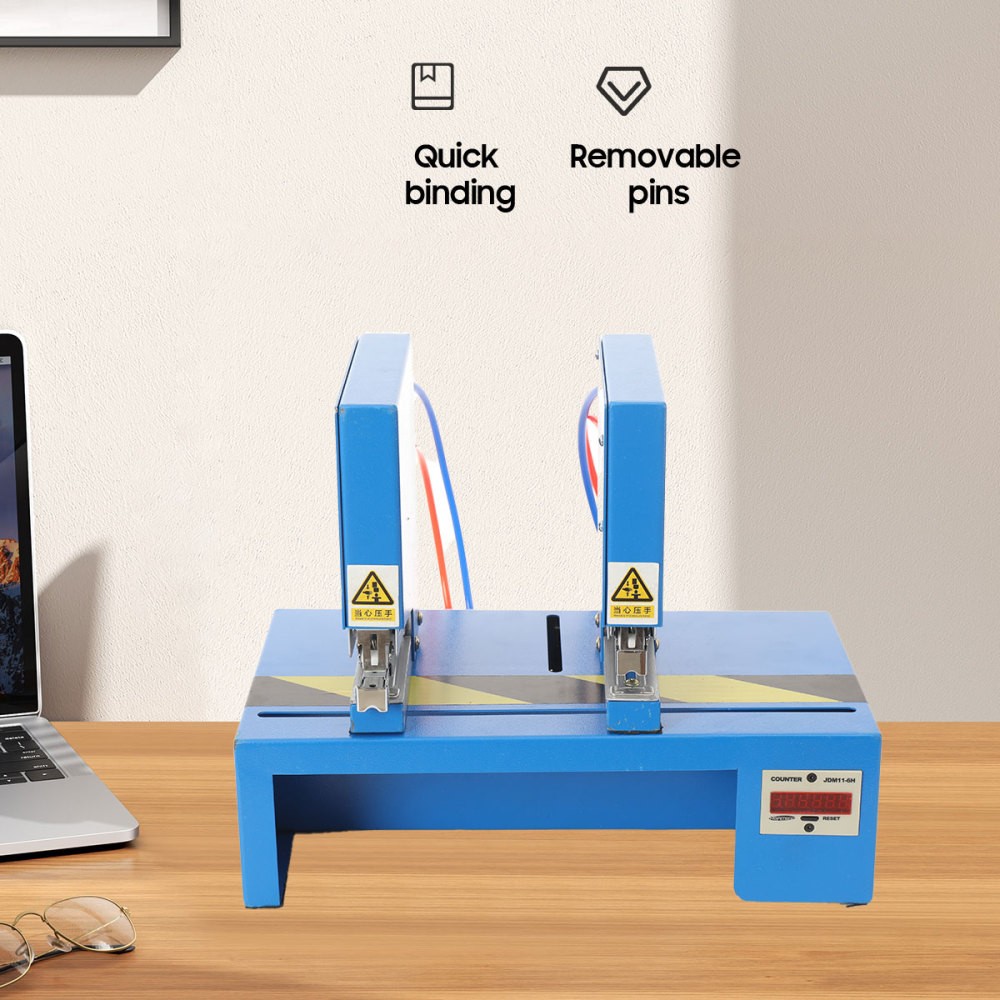 Dual Head Smart Pneumatic Stapler Electric Smart Stapler Binding Machine new