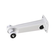 Adjustable Aluminum Camera Mounting Bracket for Security Cameras White 19x7x7cm