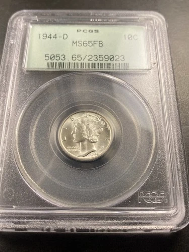 1944-D Mercury Dime PCGS MS65FB Silver 10C Denver Uncirculated